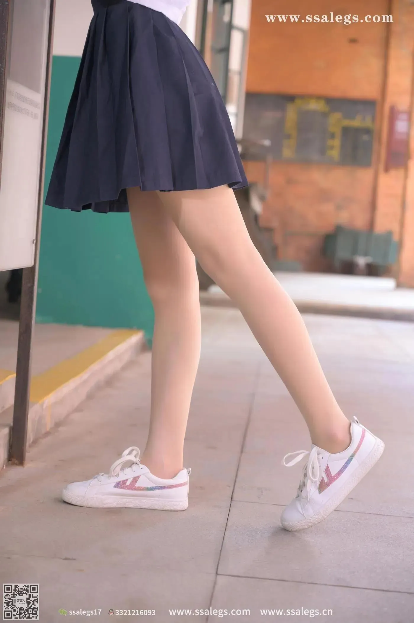 [SSA丝社]超清写真 NO.422 漫漫白色jk制服肉丝写真(下) [84P]插图2